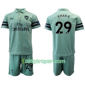 Billige Fotballdrakter Arsenal Xhaka 29 Barn Tredjedraktsett 2018/19 Kortermet